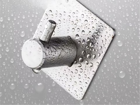 Uchwyty haczyki wieszaki samoprzylepne łazienka metalowe 4szt bez wiercenia Uchwyty haczyki wieszaki samoprzylepne łazienka metalowe 4szt bez wiercenia