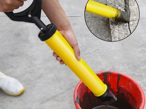 Wyciskacz budowlany pompka do mas cementu tynku zaprawy kleju fug 4 dysze Wyciskacz budowlany pompka do mas cementu tynku zaprawy kleju fug 4 dysze