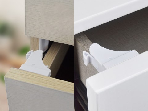 Zabezpieczenie magnetyczne blokada mebli szafek blokady dla dzieci 10 szt Zabezpieczenie magnetyczne blokada mebli szafek blokady dla dzieci 10 szt
