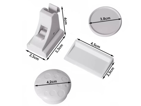 Zabezpieczenie magnetyczne blokada mebli szafek blokady dla dzieci 10 szt Zabezpieczenie magnetyczne blokada mebli szafek blokady dla dzieci 10 szt