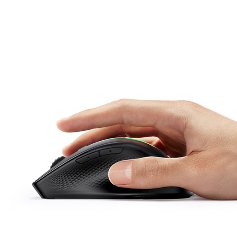 CICHA ERGONOMICZNA MYSZKA KOMPUTEROWA BEZPRZEWODOWA 2X AA - CZARNA CICHA ERGONOMICZNA MYSZKA KOMPUTEROWA BEZPRZEWODOWA 2X AA - CZARNA
