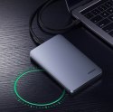 KIESZEŃ OBUDOWA NA DYSK TWARDY 2.5'' SATA 3.0 6GBPS + KABEL USB - USB-C 0.5M SZARY