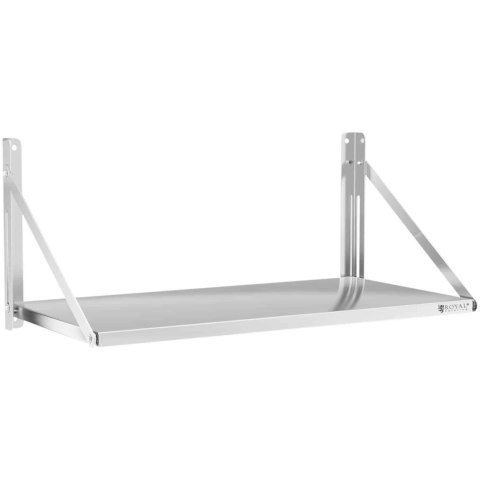PÓŁKA ŚCIENNA GASTRONOMICZNA SKŁADANA ZE STALI NIERDZEWNEJ DO 40 KG 100 X 45 CM PÓŁKA ŚCIENNA GASTRONOMICZNA SKŁADANA ZE STALI NIERDZEWNEJ DO 40 KG 100 X 45 CM