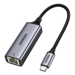 ZEWNĘTRZNA KARTA SIECIOWA LAN RJ45 - USB-C 1 GIGABIT ETHERNET - SZARY