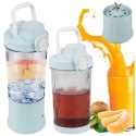 Blender do smoothie przenośny usb bezprzewodowy rozdrabniacz lodu niebieski