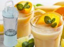 Blender do smoothie przenośny usb bezprzewodowy rozdrabniacz lodu niebieski