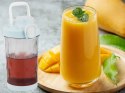 Blender do smoothie przenośny usb bezprzewodowy rozdrabniacz lodu niebieski