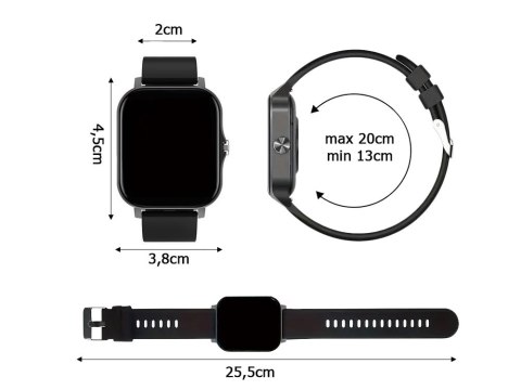 SMART WATCH Y13 ZEGAREK CZARNY (100) GAB_A SMART WATCH Y13 ZEGAREK CZARNY (100) GAB_A