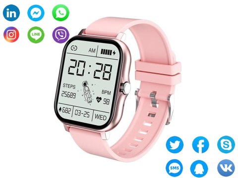 SMART WATCH Y13 ZEGAREK RÓŻOWY (100) GAB_A SMART WATCH Y13 ZEGAREK RÓŻOWY (100) GAB_A