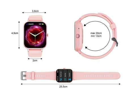 SMART WATCH ZL54CJ ZEGAREK RÓŻOWY (50) GAB_A SMART WATCH ZL54CJ ZEGAREK RÓŻOWY (50) GAB_A