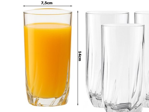 ZESTAW SZKLANEK WYSOKIE 6 SZT (8) ZESTAW SZKLANEK WYSOKIE 6 SZT (8)