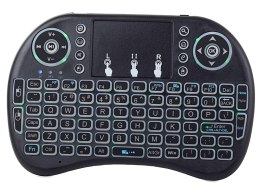 Klawiatura bezprzewodowa mini podświewtlana tv led