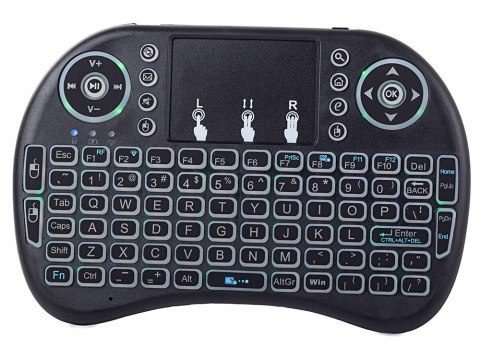 Klawiatura bezprzewodowa mini podświewtlana tv led Klawiatura bezprzewodowa mini podświewtlana tv led