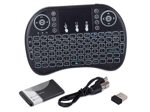 Klawiatura bezprzewodowa mini podświewtlana tv led Klawiatura bezprzewodowa mini podświewtlana tv led