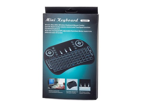 Klawiatura bezprzewodowa mini podświewtlana tv led Klawiatura bezprzewodowa mini podświewtlana tv led