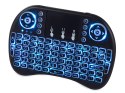 Klawiatura bezprzewodowa mini podświewtlana tv led
