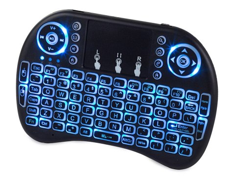 Klawiatura bezprzewodowa mini podświewtlana tv led Klawiatura bezprzewodowa mini podświewtlana tv led