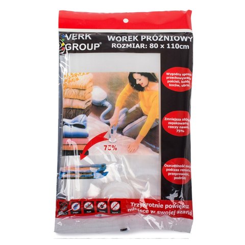 Worki próżniowe 110 x 80 zestaw 10 sztuk do ubrań Worki próżniowe 110 x 80 zestaw 10 sztuk do ubrań