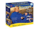 Koc z rękawami snuggie polarowy do czytania różowy