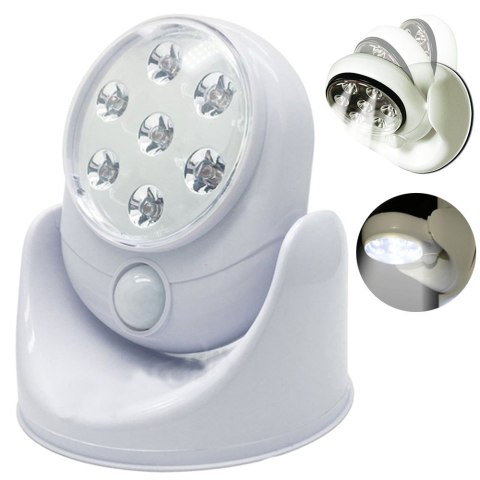 Lampka 7 led bezprzewodowa z czujnikiem ruchu Lampka 7 led bezprzewodowa z czujnikiem ruchu