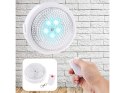 Lampka dotykowa 5 led z pilotem lampa baterie