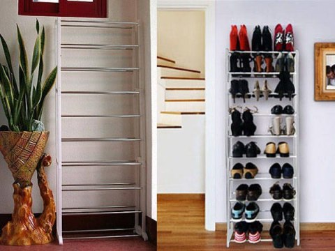 Półka na buty obuwie metalowa 30 par szafka regał Półka na buty obuwie metalowa 30 par szafka regał