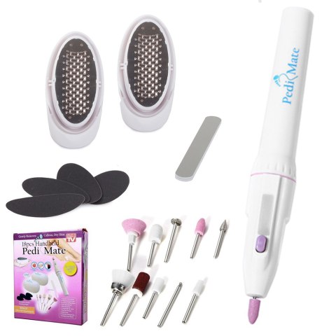 Zestaw do manicure pedicure tarka frezarka Zestaw do manicure pedicure tarka frezarka