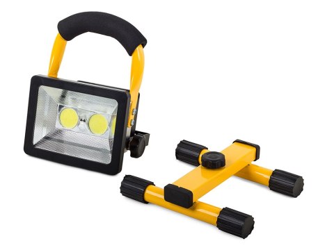 Halogen lampa przenośny 2 x led cob 30w akumulator Halogen lampa przenośny 2 x led cob 30w akumulator