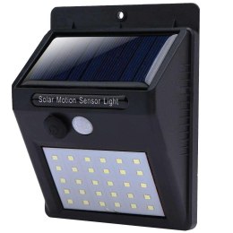 Lampa solarna 30 led smd czujnik ruchu zmierzchu