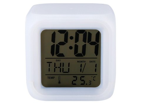 Budzik zegar termometr lcd kameleon Budzik zegar termometr lcd kameleon