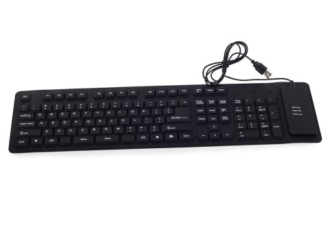 Klawiatura silikonowa gumowa czarna usb numeryczna Klawiatura silikonowa gumowa czarna usb numeryczna