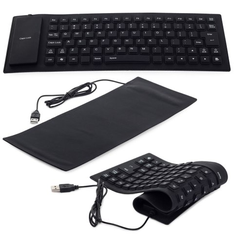 Klawiatura silikonowa gumowa usb bezgłośna do pc Klawiatura silikonowa gumowa usb bezgłośna do pc