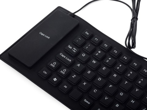 Klawiatura silikonowa gumowa usb bezgłośna do pc Klawiatura silikonowa gumowa usb bezgłośna do pc