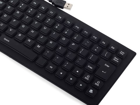 Klawiatura silikonowa gumowa usb bezgłośna do pc Klawiatura silikonowa gumowa usb bezgłośna do pc