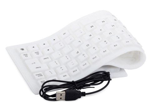 Klawiatura silikonowa gumowa usb bezgłośna do pc Klawiatura silikonowa gumowa usb bezgłośna do pc