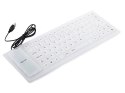 Klawiatura silikonowa gumowa usb bezgłośna do pc