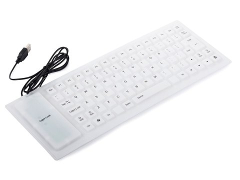 Klawiatura silikonowa gumowa usb bezgłośna do pc Klawiatura silikonowa gumowa usb bezgłośna do pc
