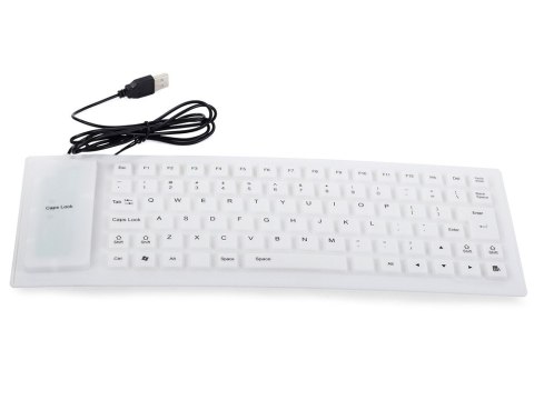 Klawiatura silikonowa gumowa usb bezgłośna do pc Klawiatura silikonowa gumowa usb bezgłośna do pc