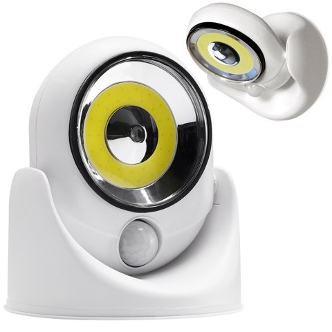 Lampka led cob 360 na baterie z czujnikiem ruchu Lampka led cob 360 na baterie z czujnikiem ruchu