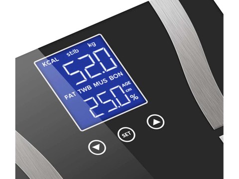 Analityczna waga łazienkowa 180kg szklana lcd Analityczna waga łazienkowa 180kg szklana lcd