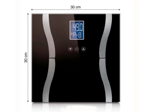 Analityczna waga łazienkowa 180kg szklana lcd Analityczna waga łazienkowa 180kg szklana lcd
