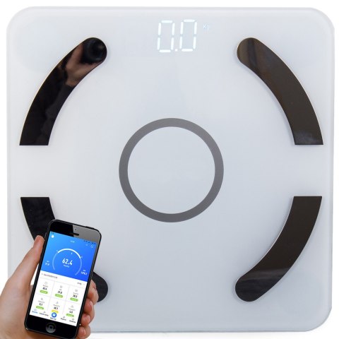 Analityczna waga łazienkowa bluetooth 180kg szkło Analityczna waga łazienkowa bluetooth 180kg szkło