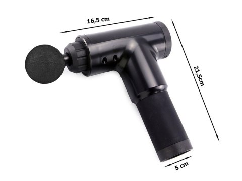 Pistolet do masażu bezprzewodowy masażer 4 głowice Pistolet do masażu bezprzewodowy masażer 4 głowice