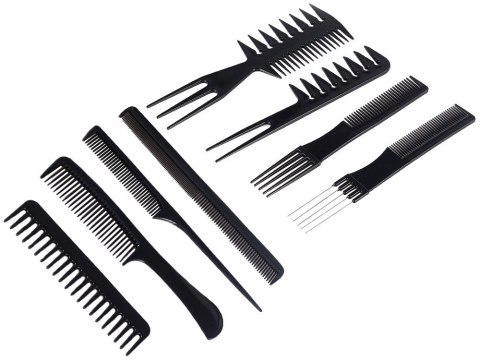 Grzebień fryzjerski do włosów grzebienie etui x10 Grzebień fryzjerski do włosów grzebienie etui x10