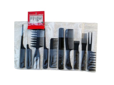Grzebień fryzjerski do włosów grzebienie etui x10 Grzebień fryzjerski do włosów grzebienie etui x10