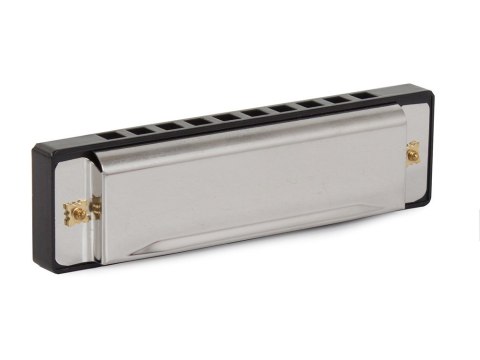 Harmonijka ustna metalowa c dur etui 10 kanałów Harmonijka ustna metalowa c dur etui 10 kanałów