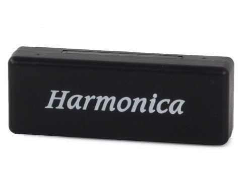 Harmonijka ustna metalowa c dur etui 10 kanałów Harmonijka ustna metalowa c dur etui 10 kanałów