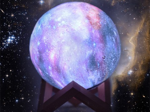 Lampka nocna księżyc 3d rgb moon light z pilotem Lampka nocna księżyc 3d rgb moon light z pilotem