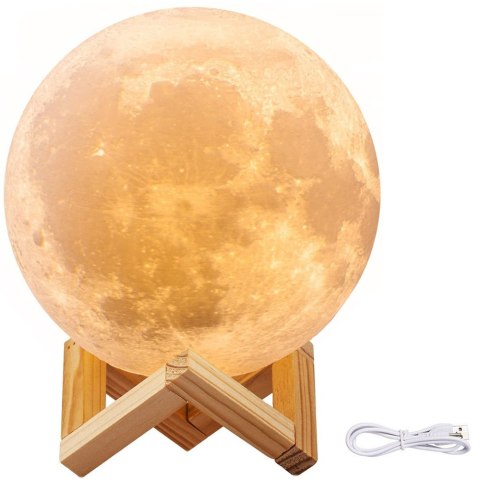 Lampka nocna świecący księżyc 3d moon light 8cm Lampka nocna świecący księżyc 3d moon light 8cm
