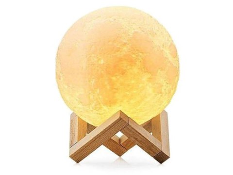 Lampka nocna świecący księżyc 3d moon light 8cm Lampka nocna świecący księżyc 3d moon light 8cm